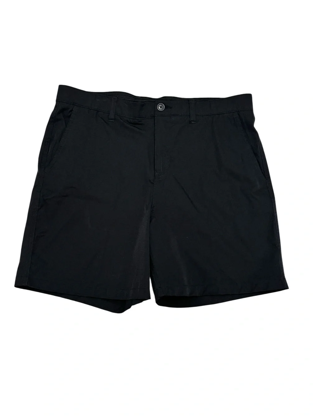 Mens RW Golf 36 Medium Shorts Chino Khakis Stretch Grip Waistband Black NWOT